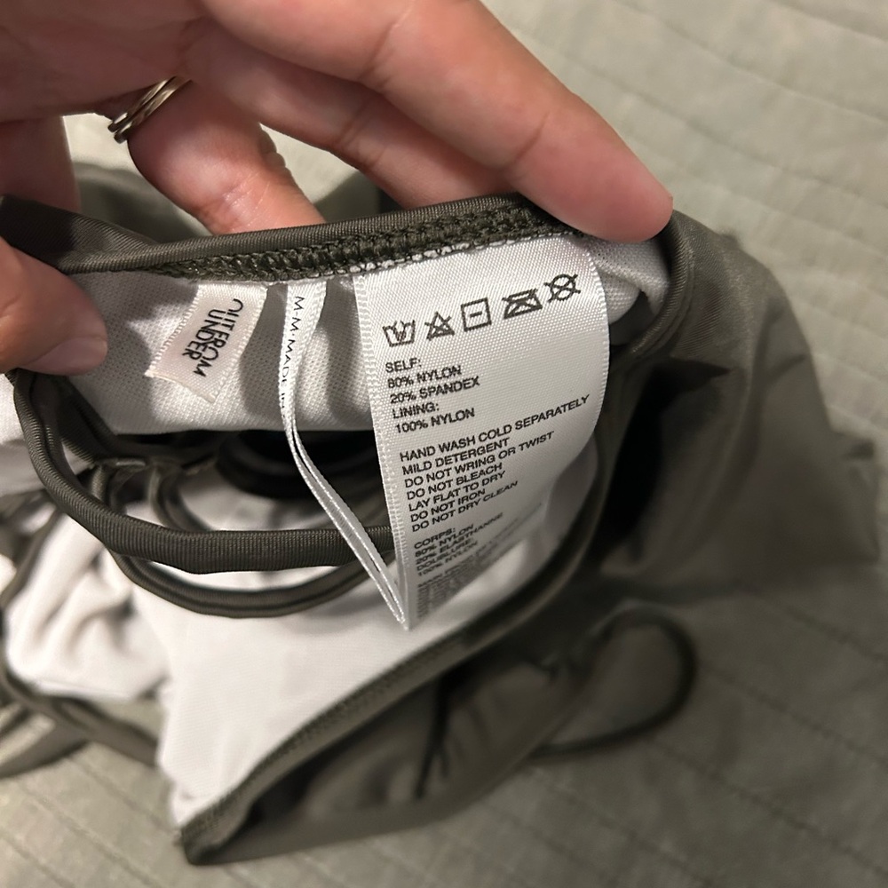 Urban Outfitters Out from Under Olive Green One Piece